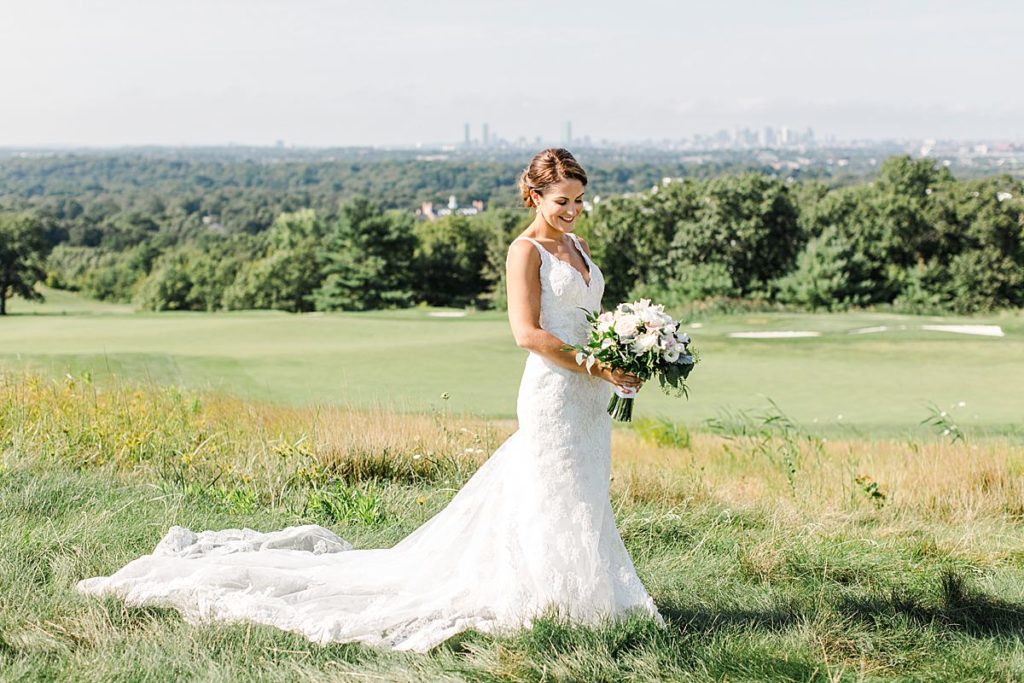 Granite Links bridal photos at the golf course