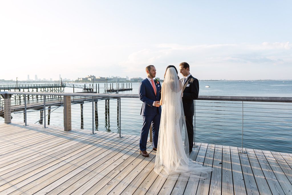 Massachusetts elopement at Marina Bay