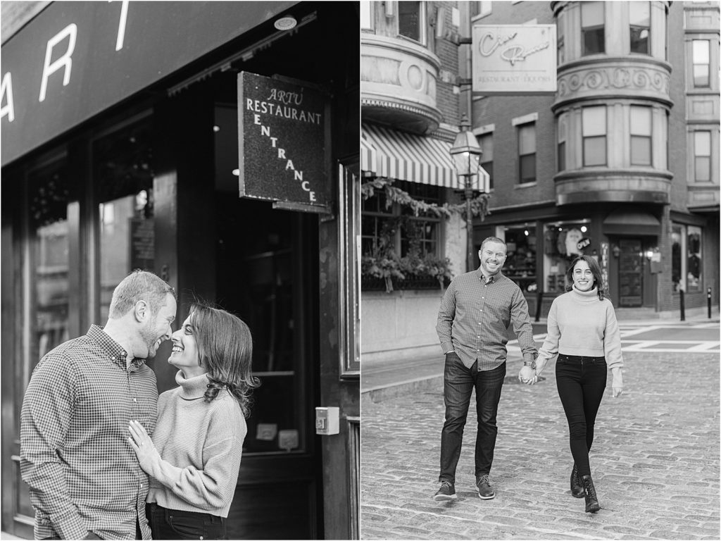 Boston North End engagement session
