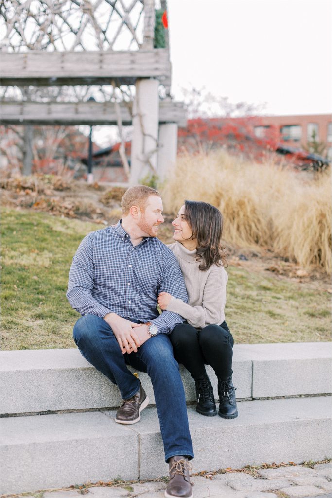 Boston North End engagement session