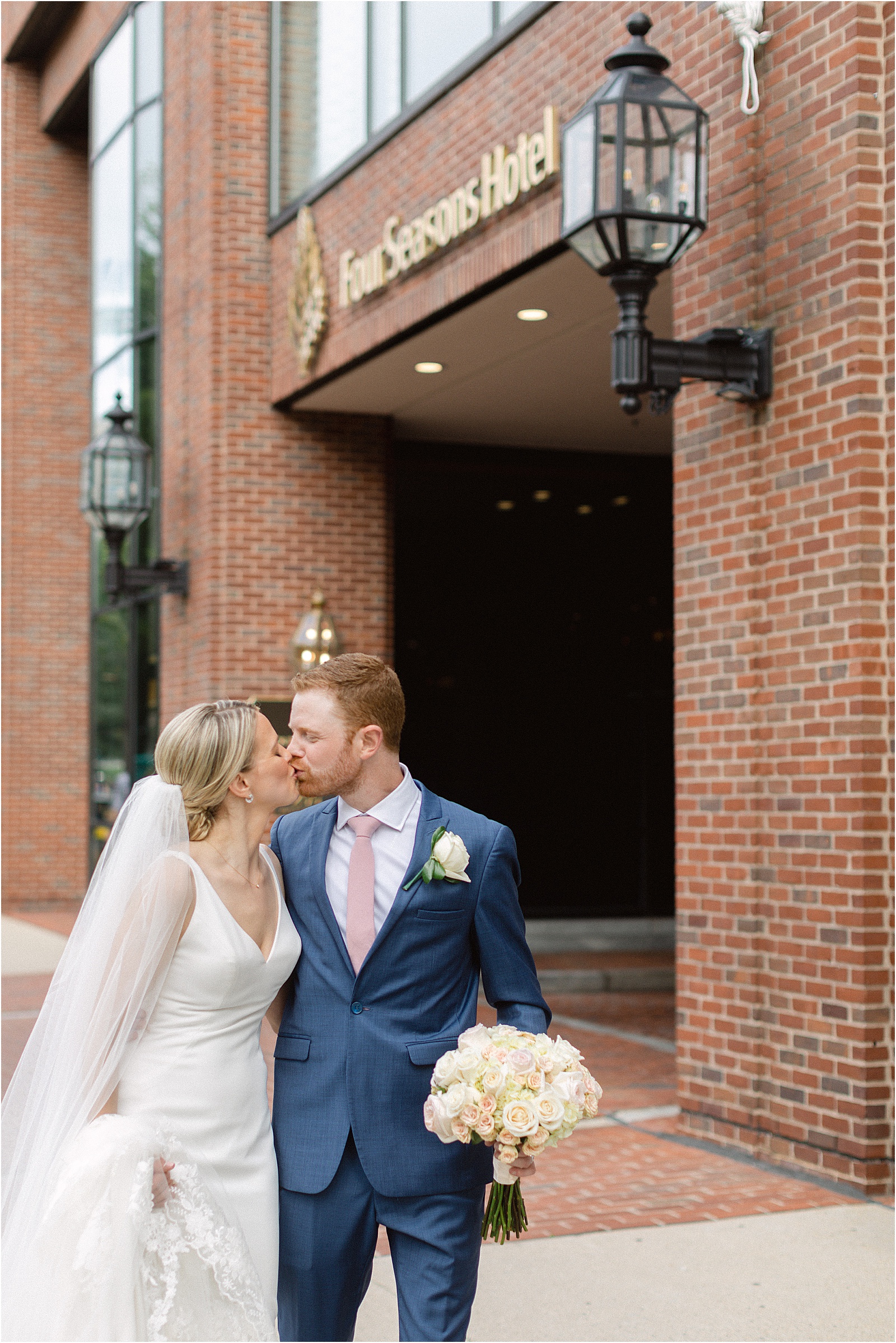 bride and groom boston wedding