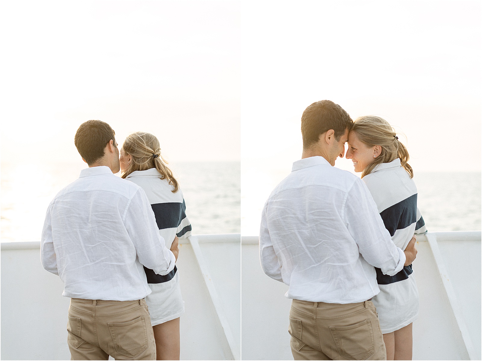 Engagement Session photos overlooking the ocean 